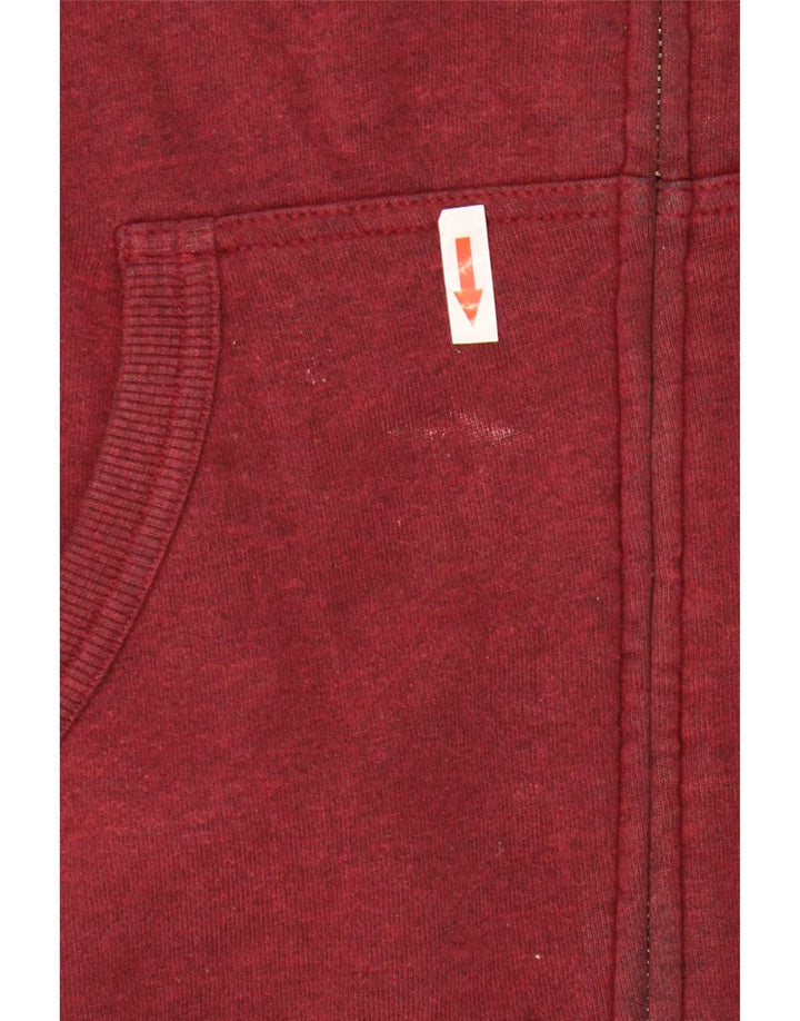Vans Herre grafisk hættetrøje sweater Medium Bourgogne bomuld