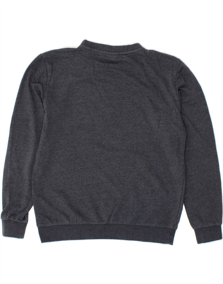 O'NEILL Womens Graphic Sweatshirt Jumper UK 10 Small Grey Cotton Vintage O'Neill and Second-Hand O'Neill from Messina Hembry 