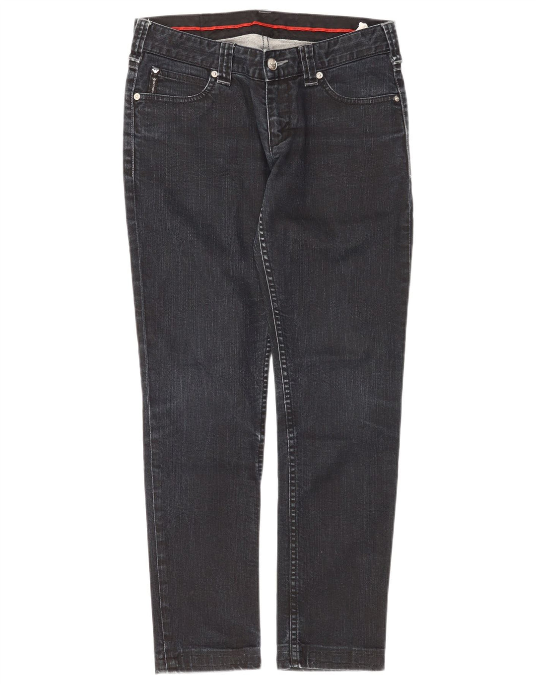Armani Dame Slim Jeans W27 L28 Marineblå Bomuld