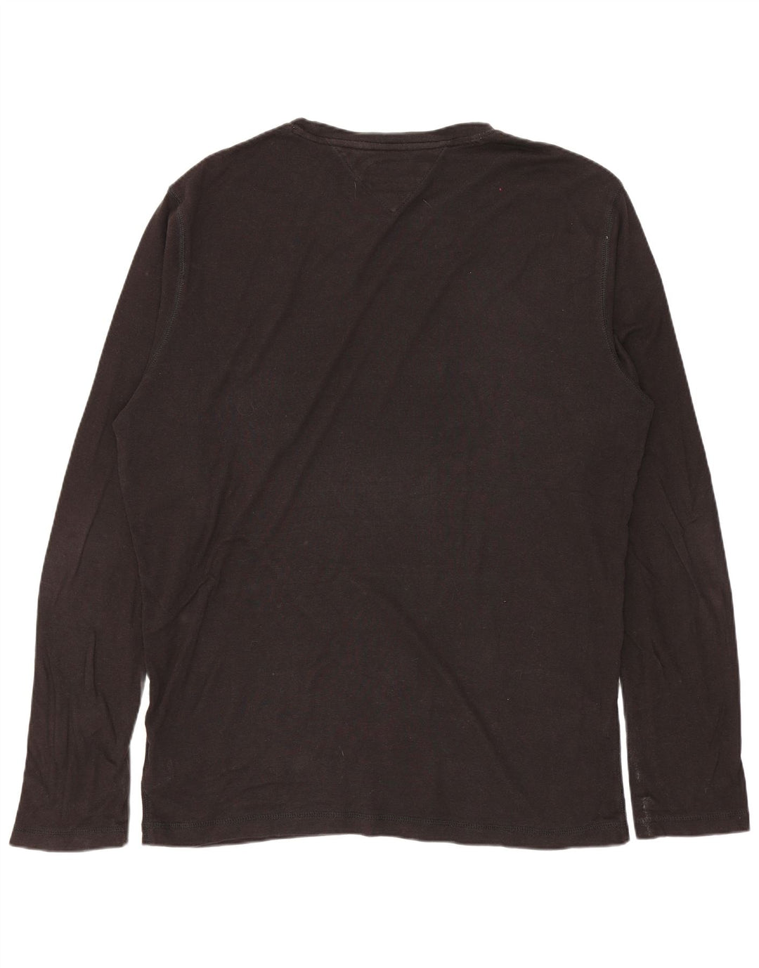 TOMMY HILFIGER Herre Top Langærmet 2XL Sort Bomuld