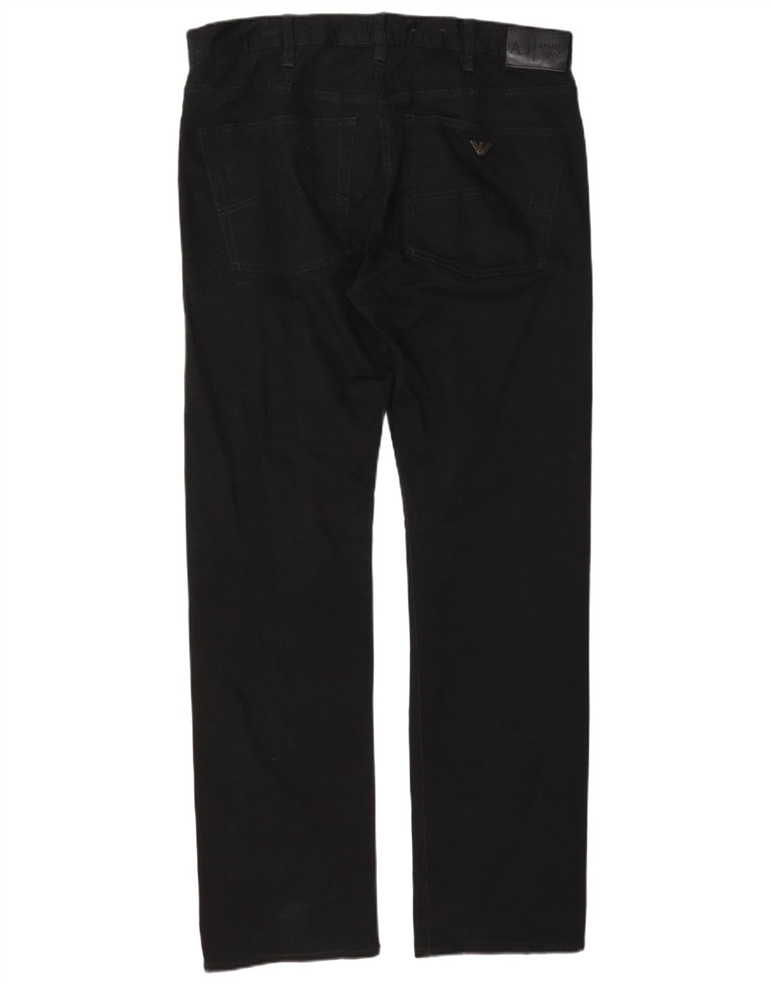 Armani Straight Jeans til mænd W36 L34 Marineblå bomuld