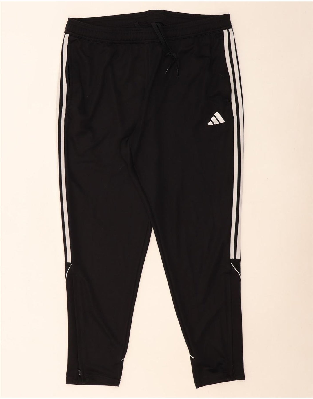 ADIDAS Herre Regular Fit træningsdragt bukser 2XL sort polyester
