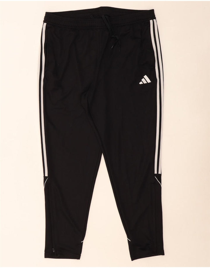 ADIDAS Herre Regular Fit træningsdragt bukser 2XL sort polyester