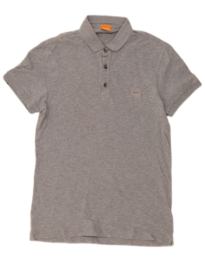 Hugo Boss Herre Slim Fit Polo Shirt Lille Grå Bomuld