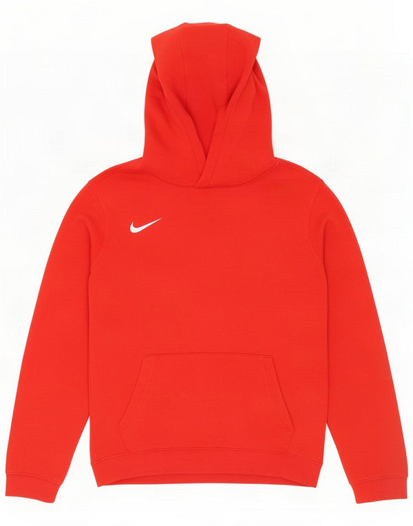 Nike Boys Hoodie Jumper 13-14 år XL Rød Bomuld
