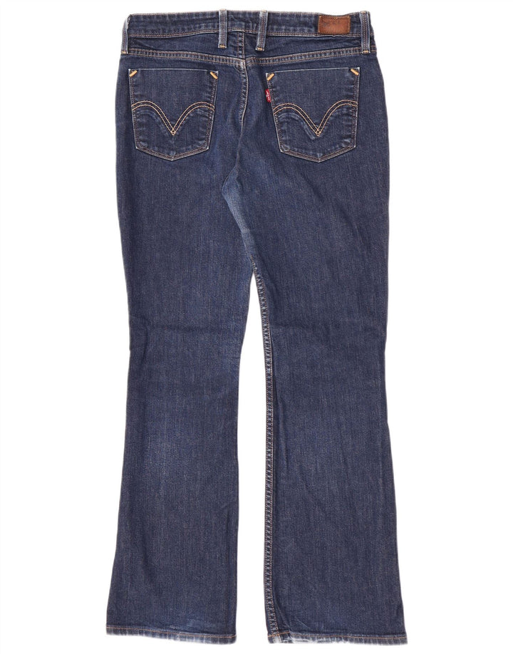 Levi's Dame 629 Bootcut Jeans W32 L30 Marineblå Bomuld