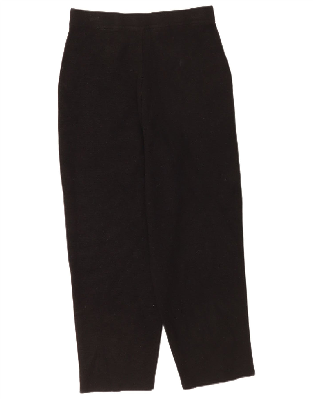Zara Dame Cropped Trousers Medium W28 L24 Sort Viscose