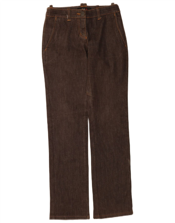 Iceberg Dame Straight Jeans IT 42 Medium W28 L34 Brun Bomuld