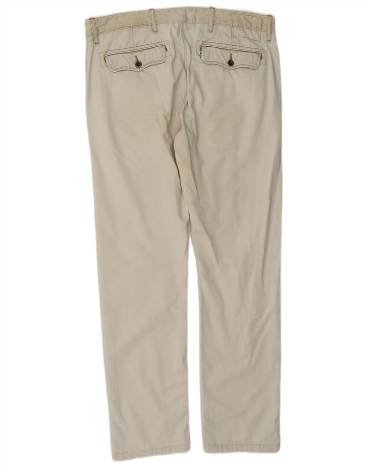 Levi's Straight Chino-bukser til mænd W38 L32 Hvid