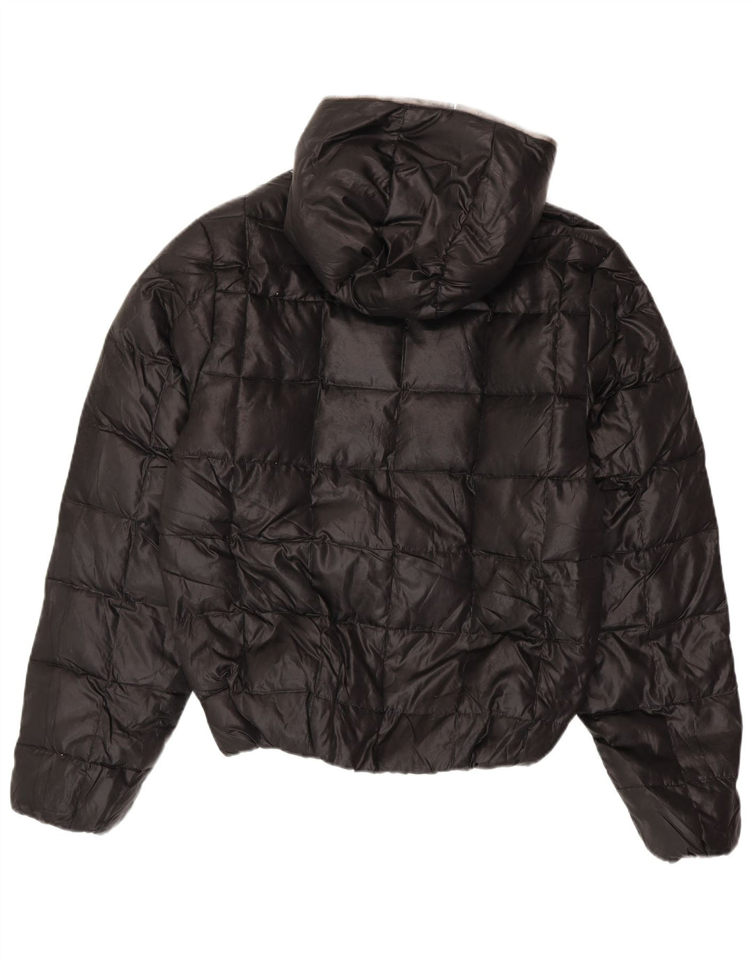 Zara drenge hættepolstret jakke 13-14 år XL Sort polyester