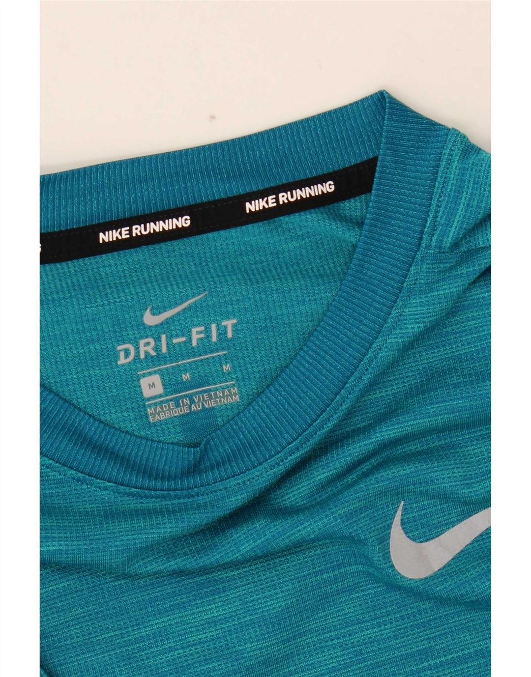 Nike Herre Dri Fit T-shirt Top Medium Blue Flecked