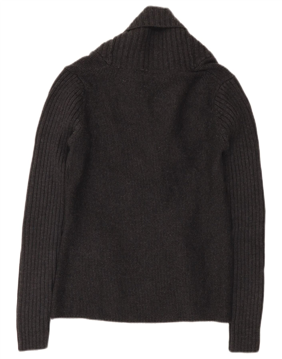 Jeckerson Dame Double Breasted Cardigan Sweater UK 10 Small Grey