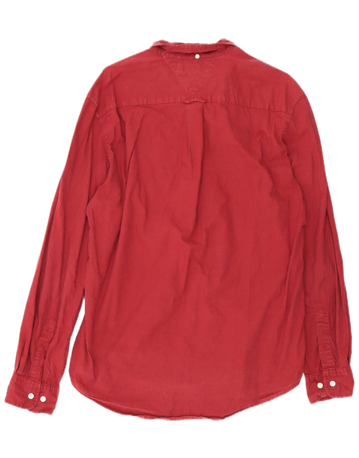 TOMMY HILFIGER Herreskjorte Stor Bourgogne bomuld