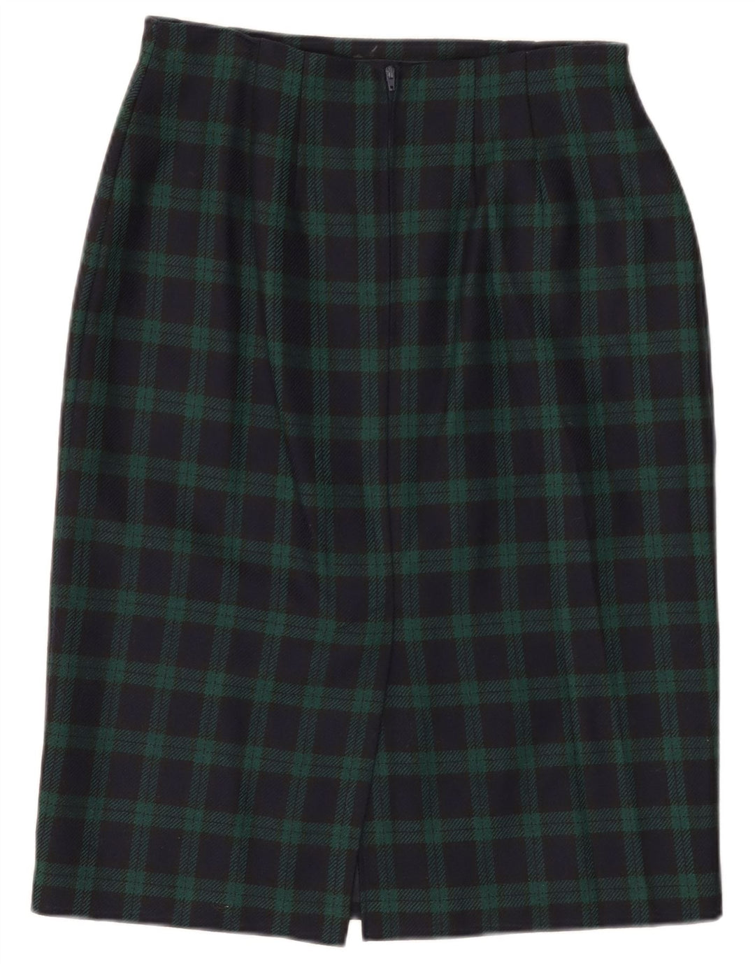 Marks & Spencer Dame St. Michael Pencil Skirt W30 Medium Navy Blue Check