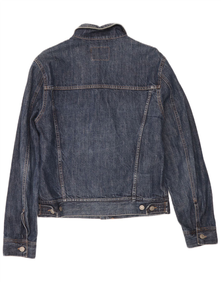 Sisley Herre denimjakke UK 36 Small Navy Blue