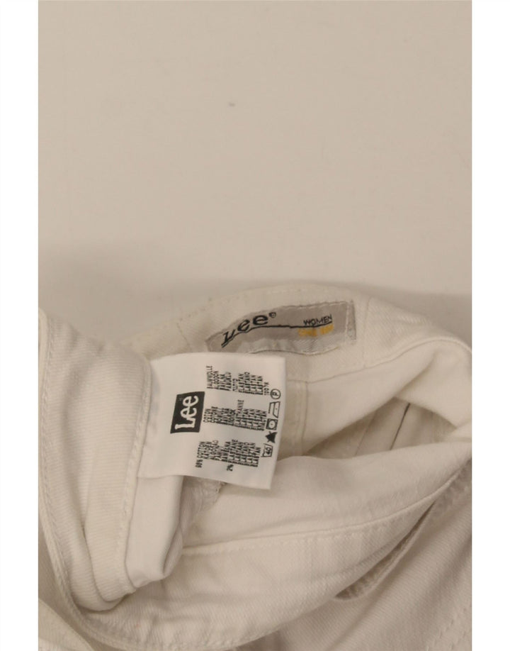 Lee Kvinder Norma Slim Jeans W30 L27 Hvid Bomuld