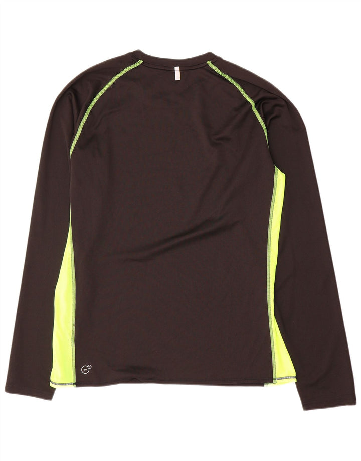 Puma Herre Top Langærmet Stor Sort Colourblock