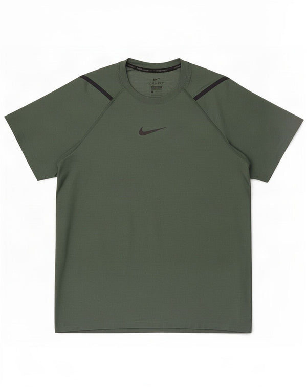 Nike Herre Dri Fit Standard T-Shirt Top Stor Grøn