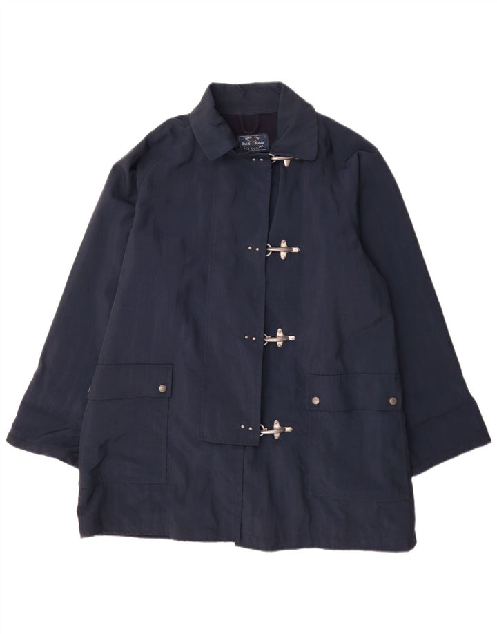 Les Copains Dame Blue Eagle Oversized Utility Jacket IT 44 Medium Navy