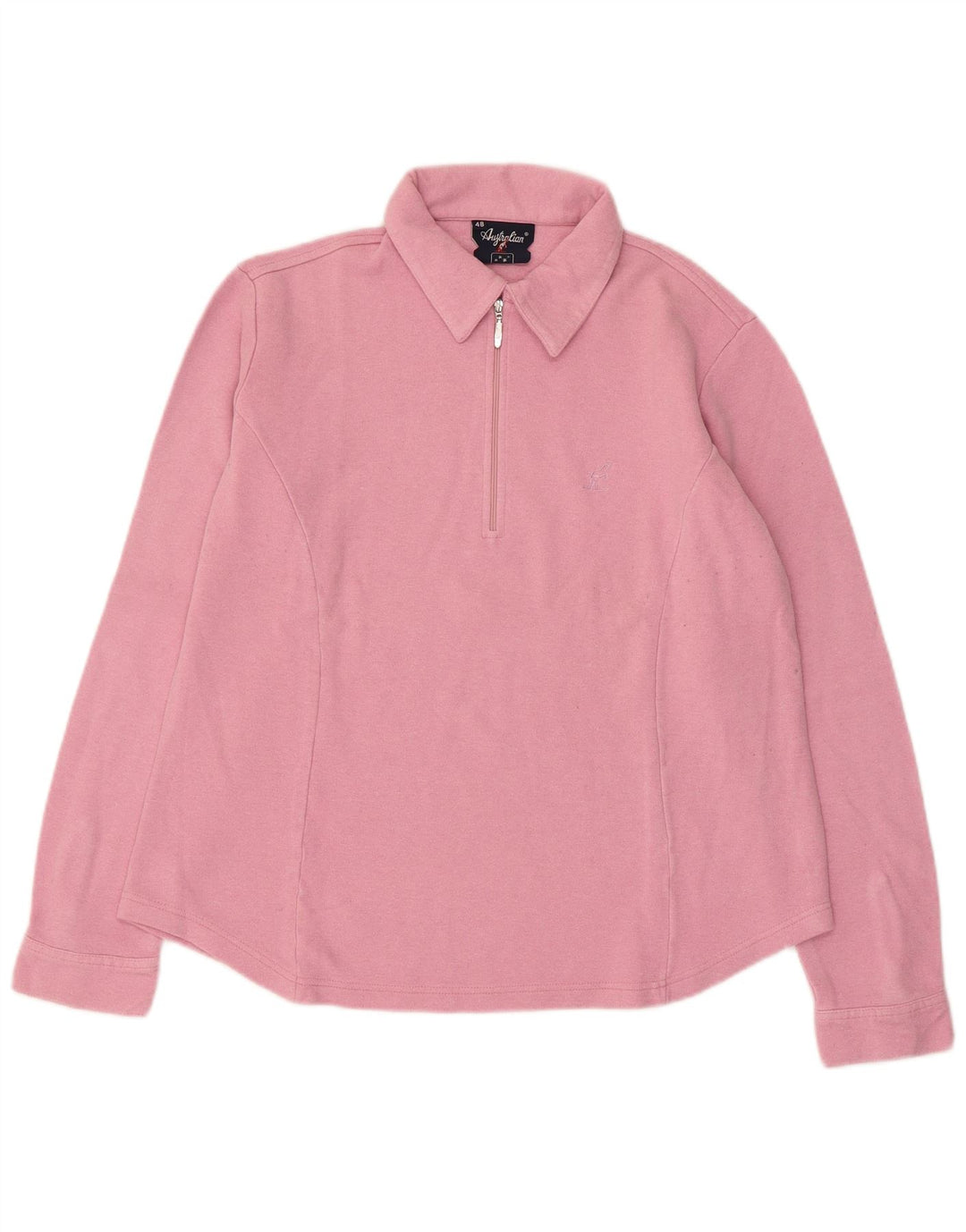 AUSTRALIAN L'ALPINA Dame Pullover Bluse IT 48 XL Pink Bomuld