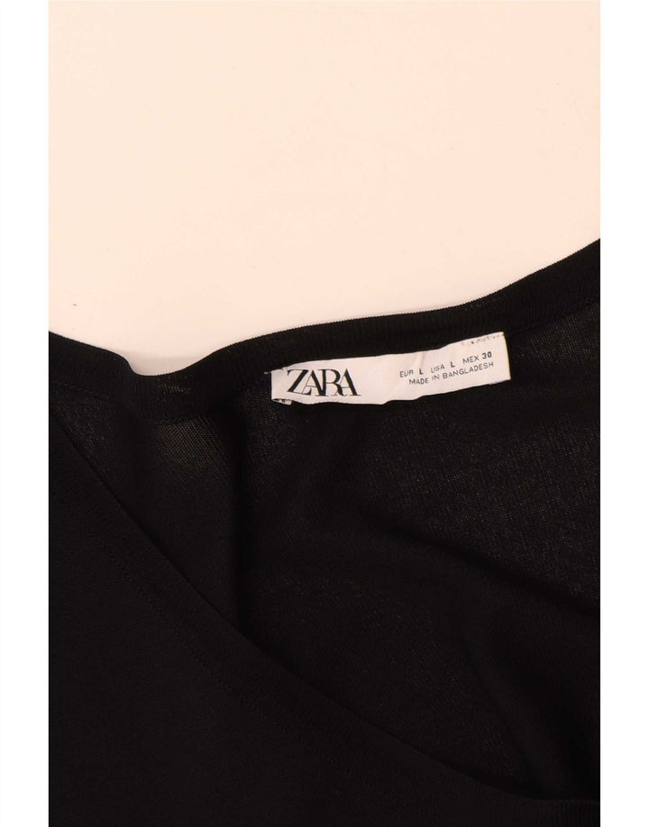 Zara Dame Oversized T-Shirt Top UK 16 Large Sort