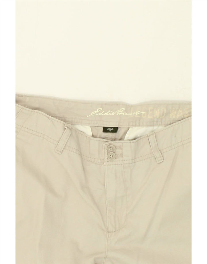 EDDIE BAUER Womens Chino Shorts US 12 Large W36 Beige Cotton Vintage Eddie Bauer and Second-Hand Eddie Bauer from Messina Hembry 