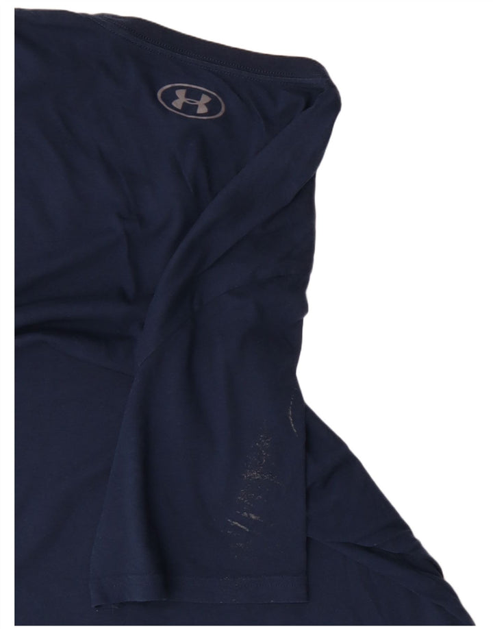 UNDER ARMOUR Herre Heat Gear T-Shirt Top 3XL Navy Blue