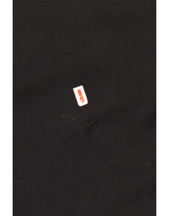 ADIDAS hættetrøjetrøje til kvinder i overstørrelse UK 16 Stor sort bomuld