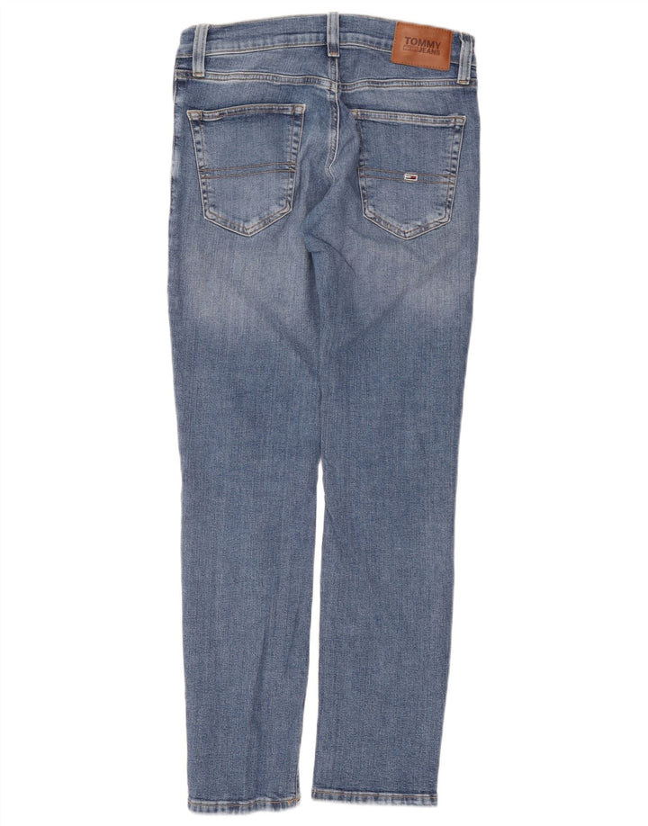 Tommy Hilfiger Dame Slim Jeans W30 L32 Blå Bomuld
