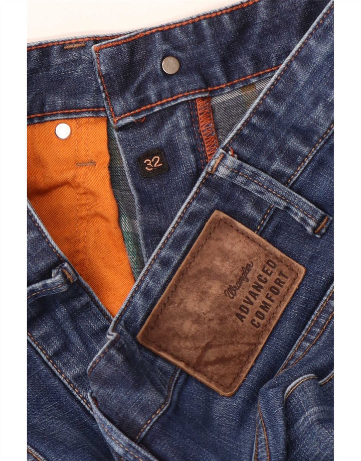 Wrangler Slim Jeans til mænd W32 L30 Blå