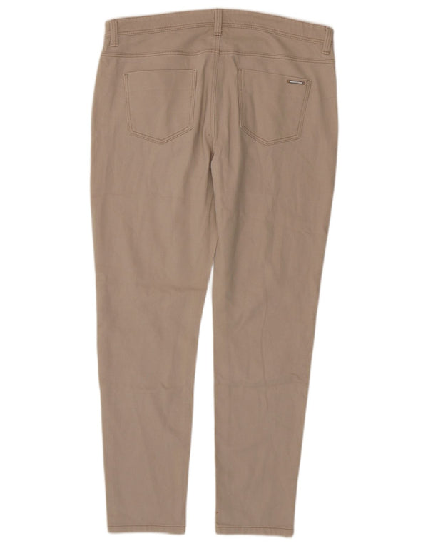 Marks & Spencer Womens Autograph Slim Jeans UK 14 Large W34 L28 Beige