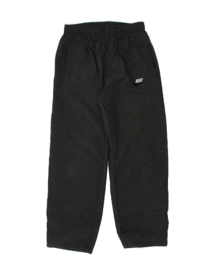 NIKE Boys Graphic Tracksuit Trousers 12-13 Years Large Grey Polyester Vintage Nike and Second-Hand Nike from Messina Hembry 