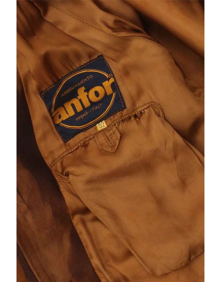 Anfor Herre Ruskind Bomber Jacket IT 52 XL Brun