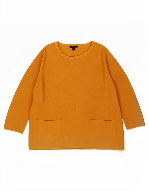 Cos Dame 3/4 ærmet bådhalstrøje DK 14 Medium Brun