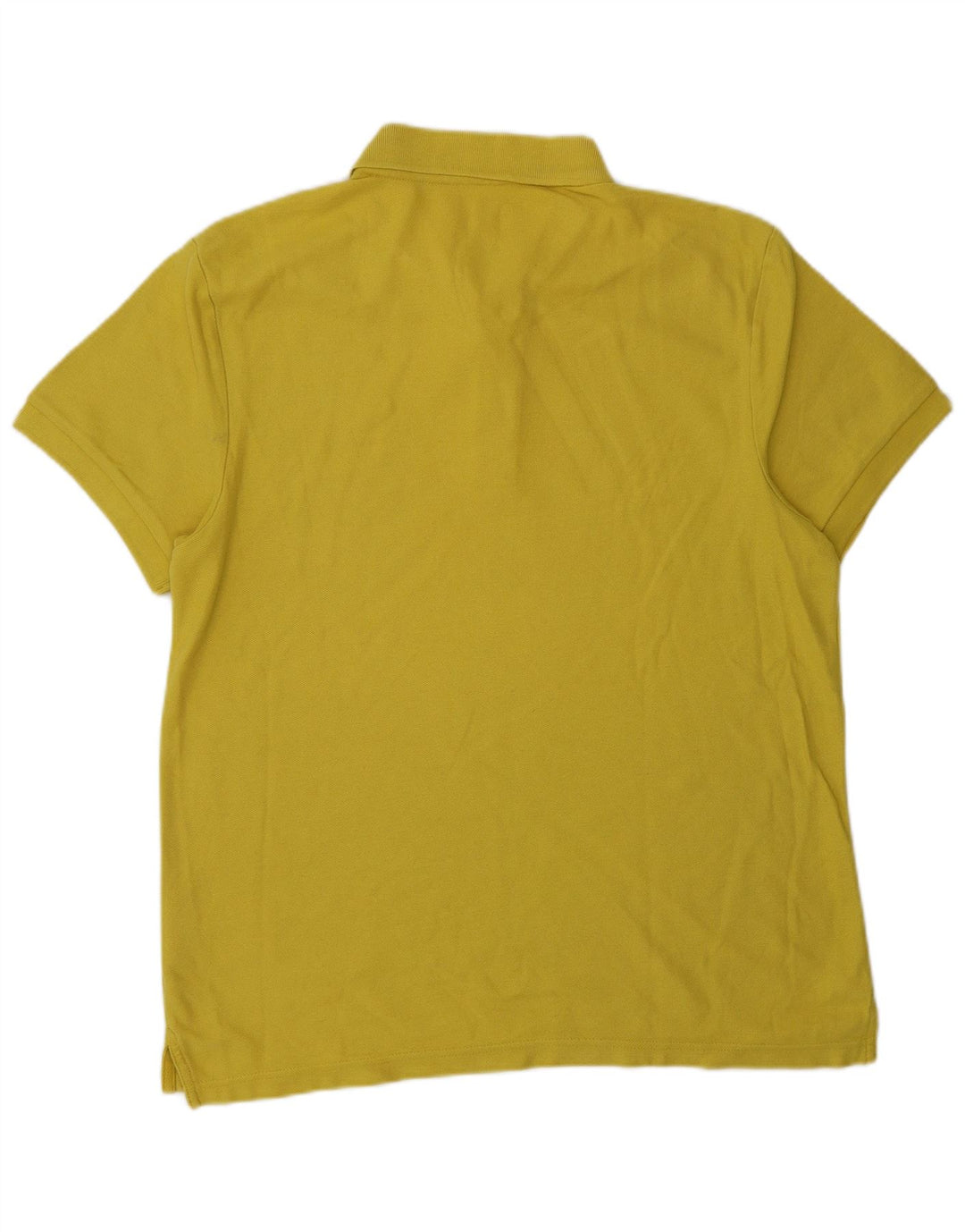 NIKE Poloshirt til mænd, medium gul bomuld