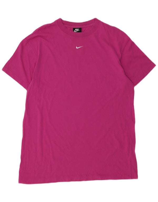 NIKE Herre T-shirt Top Stor Pink Bomuld
