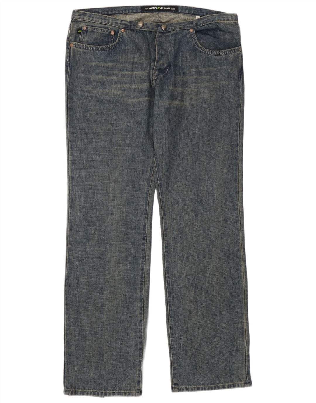 Dkny Herre Straight Jeans W36 L32 Blå Bomuld