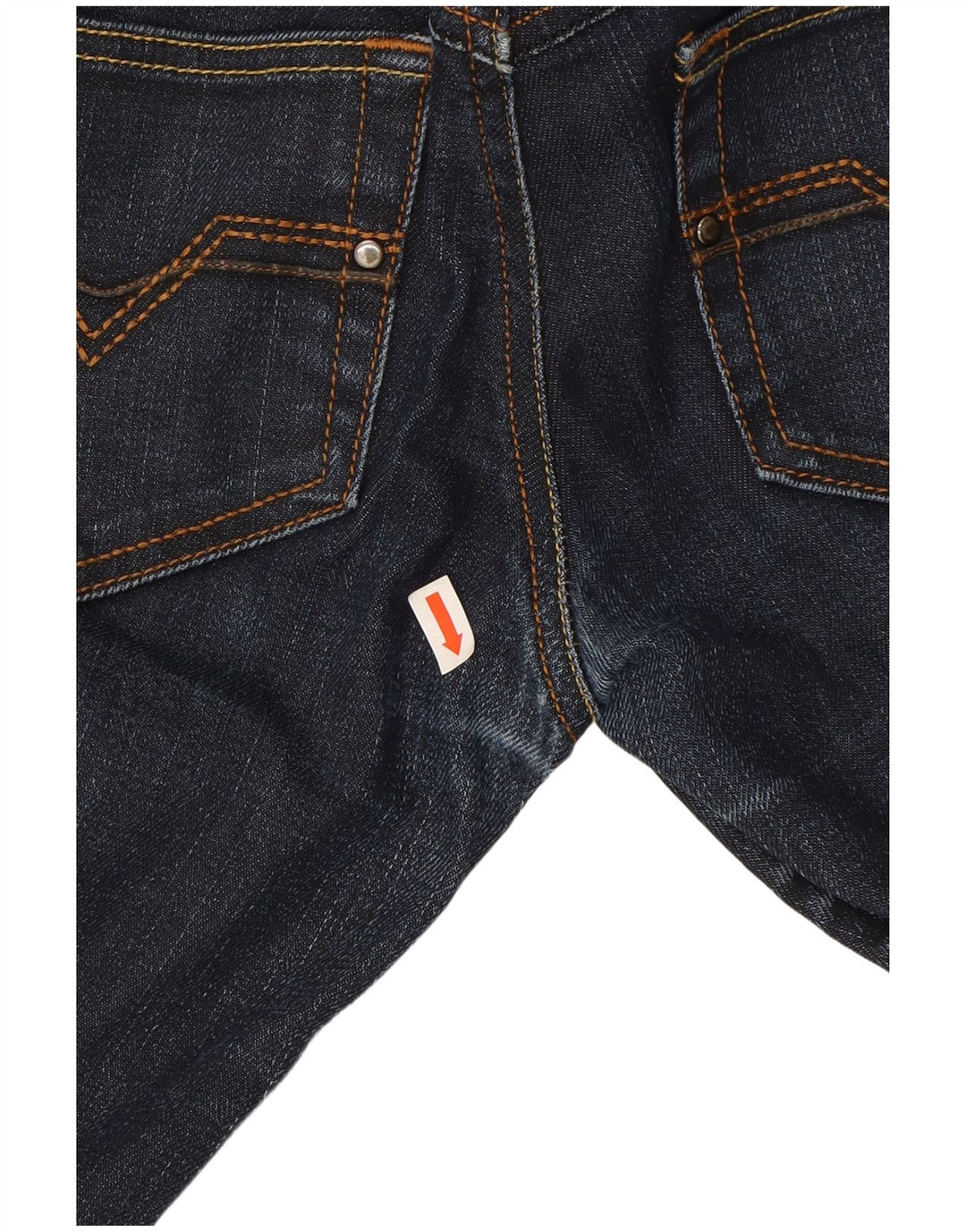 DIESEL Womens Matic Slim Jeans W29 L29 Navy Blue Cotton