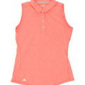 ADIDAS Womens Sleeveless Polo Shirt UK 10 Small Pink Polyester Vintage Adidas and Second-Hand Adidas from Messina Hembry 