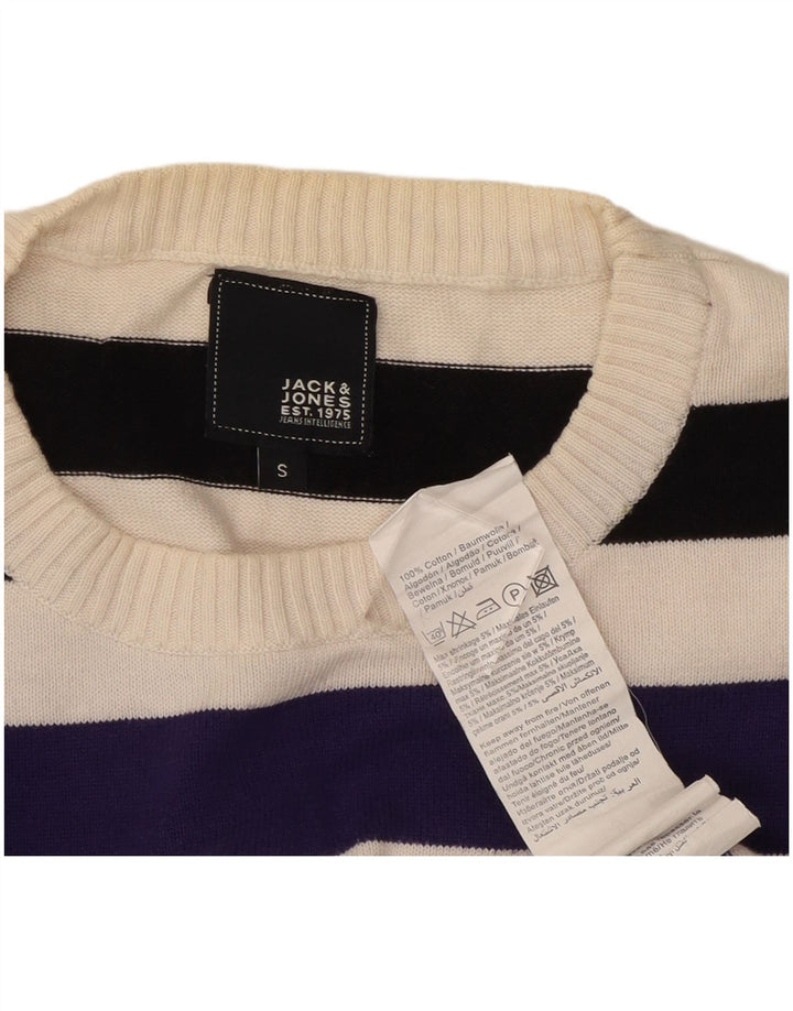 Jack & Jones Herre Crew Neck Jumper Sweater Lille flerfarvet stribet