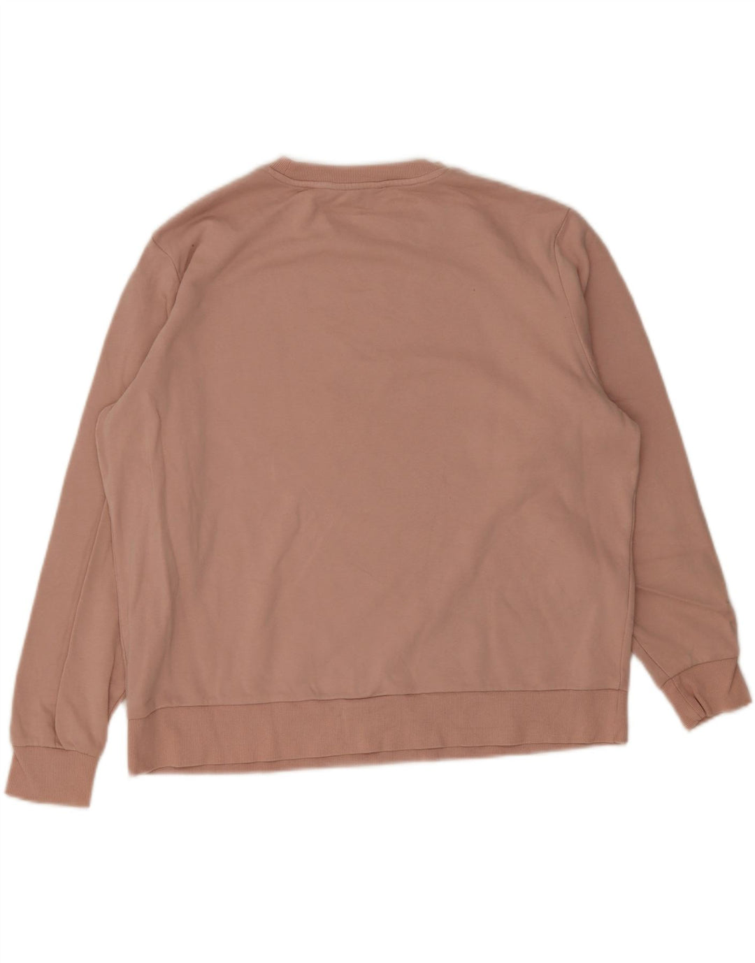 Marks & Spencer Dame Oversized Sweatshirt Jumper UK 16 Large Pink Bomuld