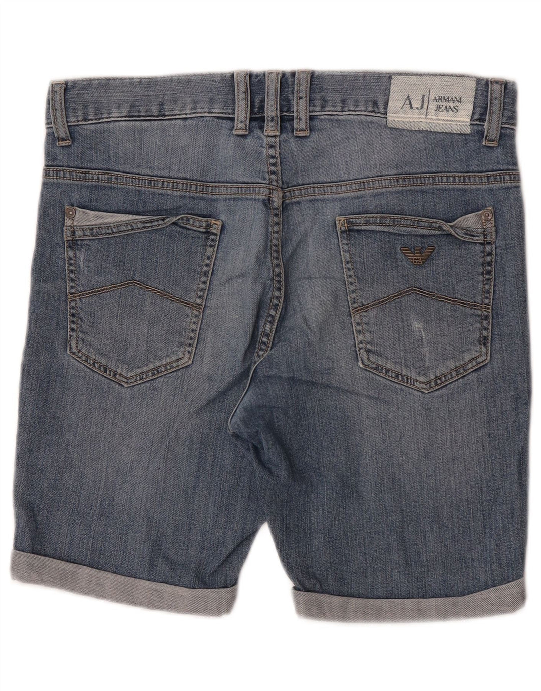 Armani Junior Drenge Denim Shorts 14-15 år W30 Blå Bomuld