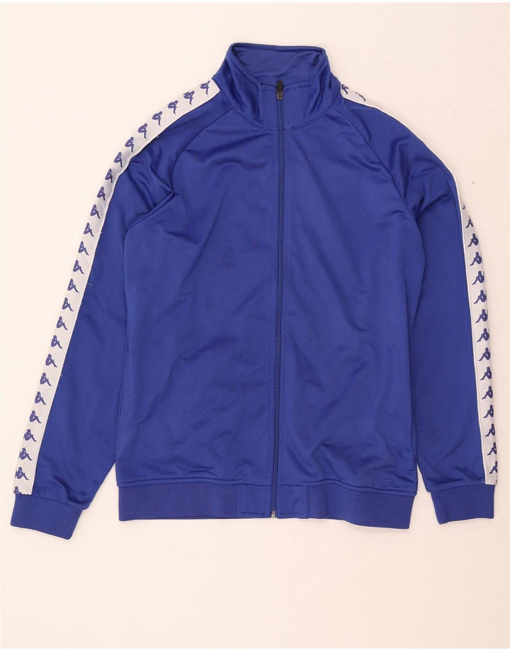 Kappa Herre grafisk træningsdragt Topjakke 2XL Blå Colourblock