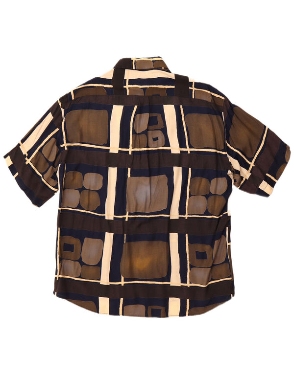 Tipo' S Kortærmet Herreskjorte Medium Flerfarvet Geometrisk Viscose