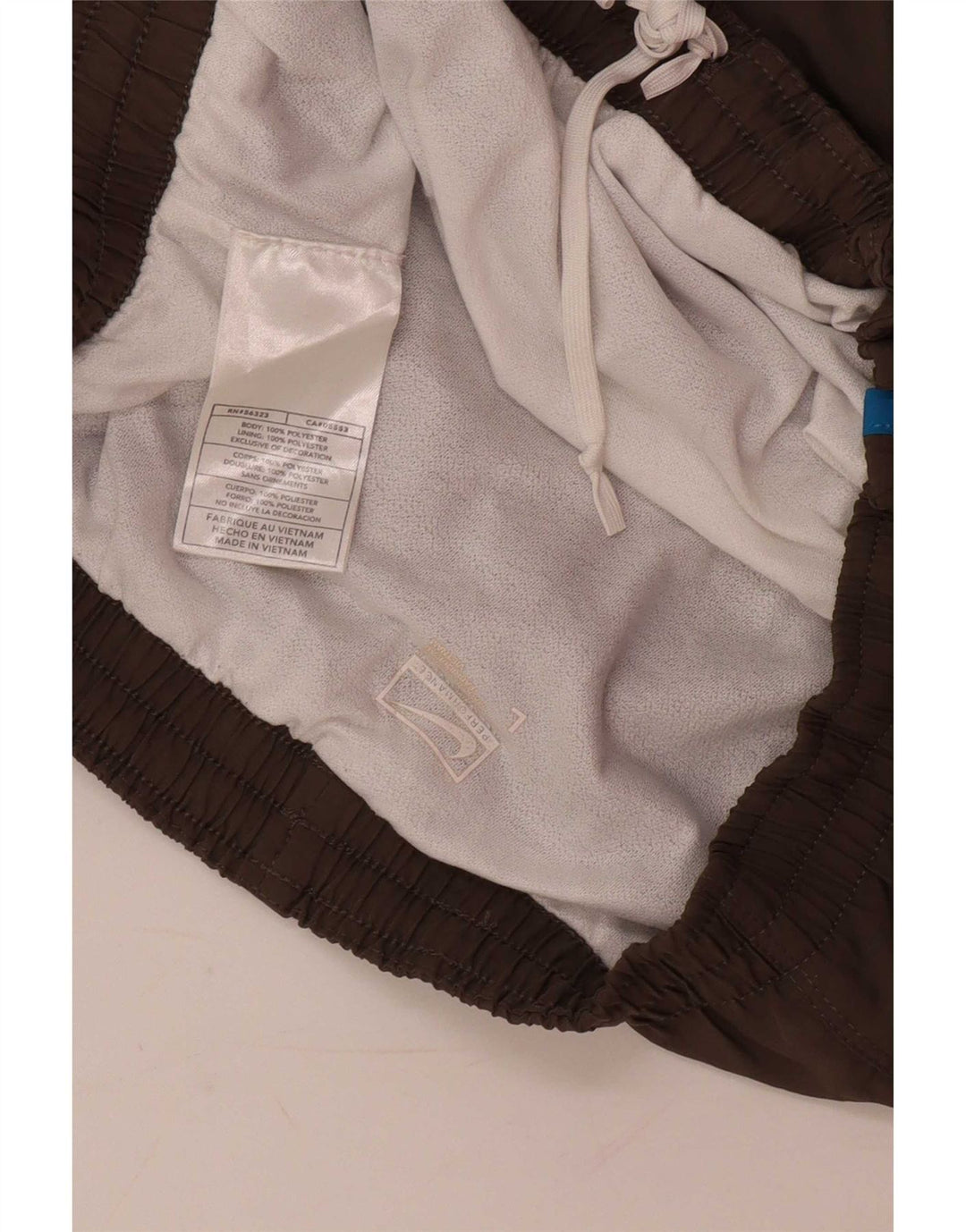 Nike sportsshorts til mænd, store brune colourblock polyester