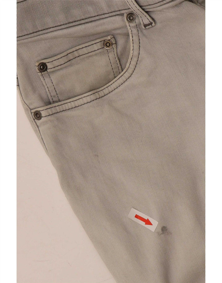 Marks & Spencer Herre Blue Harbor Straight Jeans W34 L29 Grå Bomuld