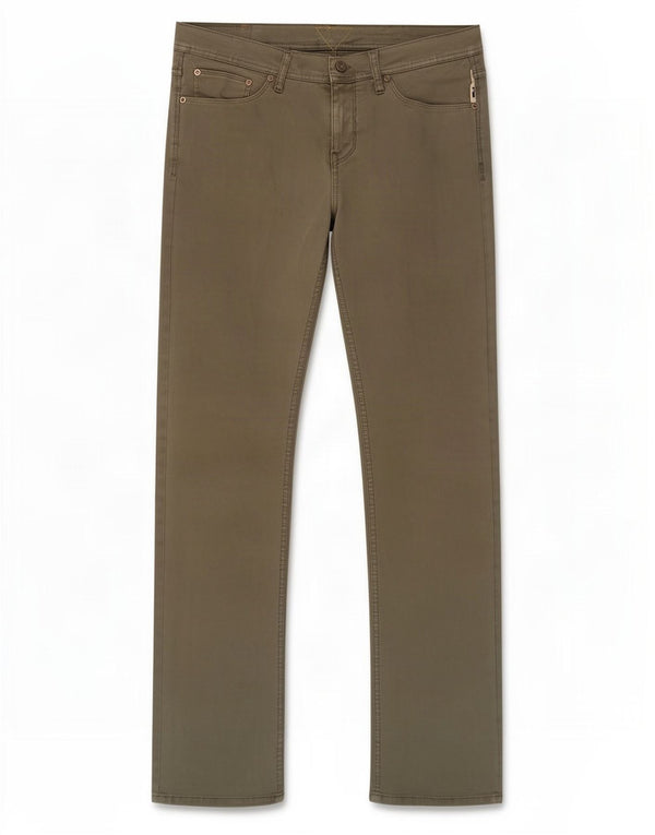 Meltin' Pot Mens Straight Jeans W34 L34 Green Cotton