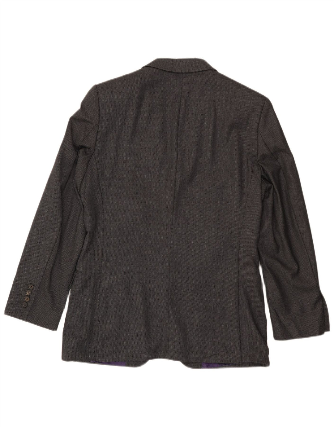 Ted Baker Herre 2-knaps blazerjakke UK 36 Lille grå uld