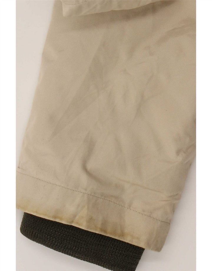 Zara Herre Bomber Jacket UK 40 Large Beige