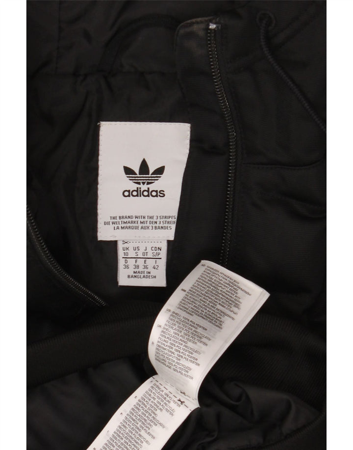 Adidas hættejakke til kvinder UK 10 Lille sort polyester